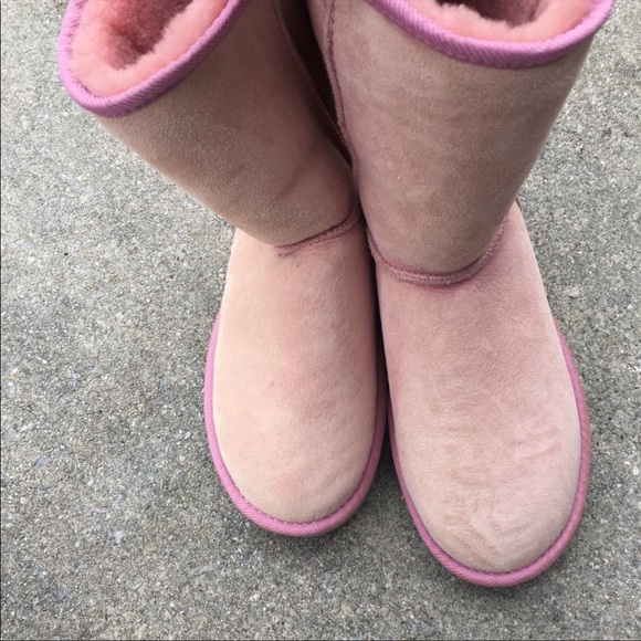 UGG | Shoes | Pink Ugg Boots Women Size 8 | Poshmark